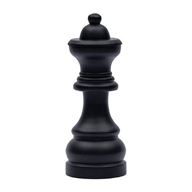 Riviera Maison - Candle holder, candlestick - Chess Play Queen - aluminum - black - 18 x 20 cm on sale